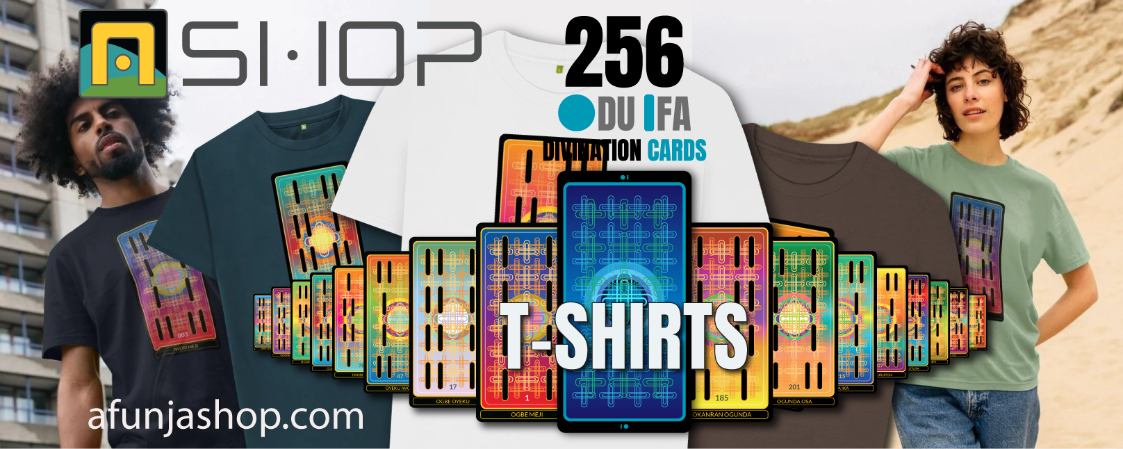 afunjashop.com | 256 Odu Ifa Divination Cards - T-Shirts.
